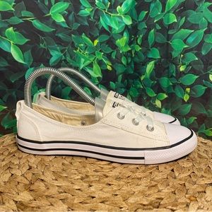 Converse ctas low slip on ballet white